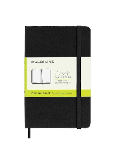 Moleskine Sert Kapak Çizgisiz Defter Cep Boy 9x14 Cm 192 Sayfa Si