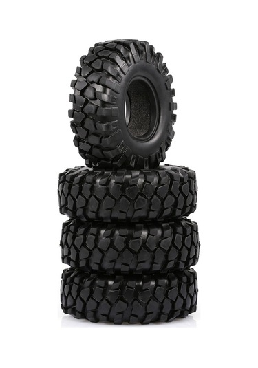 Novahub 1/10 Ölçekli Rc Arazi Aracı Lastikleri - 96mm Kaya Tırmanış, 1.9 Jant Uyumlu, 4 Adet Kauçuk Lastik