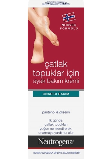 Neutrogena Çatlak Topuklar için Ayak Bakım Kremi 50 ML