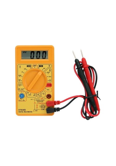 Dijital Avometre Multimetre Ölçü Aleti Dt-830d