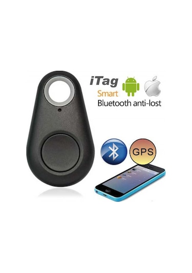İtag Antilost Device - Kayıp Eşya Ve Telefon Kayıp Önleyici-Siyah