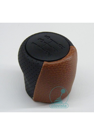 Fiat Punto Ve Linea Deri Vites Topuzu 2006-2017 Taba-siyah Model Siyah