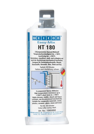 Weicon Easy-Mix Ht 180 Yapıştırıcı 50 Ml Siyah