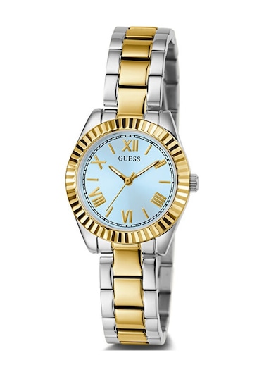 Guess Gugw0687l4 Altın Kaplama Mavi Kadran Kadın Kol Saati