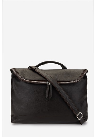 Valmenti Erkek Hakiki Deri Evrak Çantası 147 T5268-v Erk Canta Y24 Kahve Arsl Kahverengi