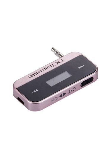 Tüm Akıllı Telefonlar İçin Eller Serbest Konuşma / Veri Yönetimi Fonksiyonlu Mini Araba Fm Verici Rose Gold