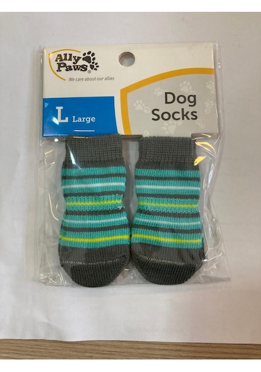 Ally Paws Çizgili Köpek Çorabı