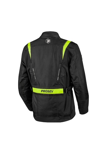 Prosev 5217 Stelvıo 4 Mevsim Uzun Mont Siyah - Neon Sarı