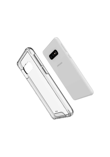 Samsung Uyumlu Galaxy S10E Kilif Seffaf Sararmaz Gard Silikon 391287950