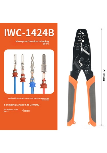 Teltree Güncellenmiş Iwc-1424b Molex Ve Tyco Terminal Bağlayıcıları İçin Uyumlu Pres Pin Aleti - Dayanıklı Malzeme İle Güvenli Bağlantılar Sağlar