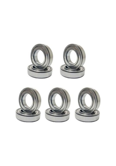 686 Zz 10 Adet Rulman Metal Kapak 6x13x5 Sabit Bilyalı Minyatür Rulman