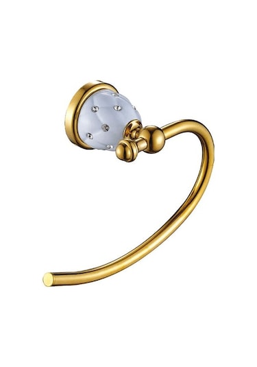 Acar Elegant Gold Yuvarlak Havluluk Altın Renkli Altın