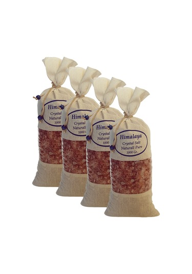 Himalaya Kristal Kaya Tuzu İri Taneli Pembe 4 x 1 KG