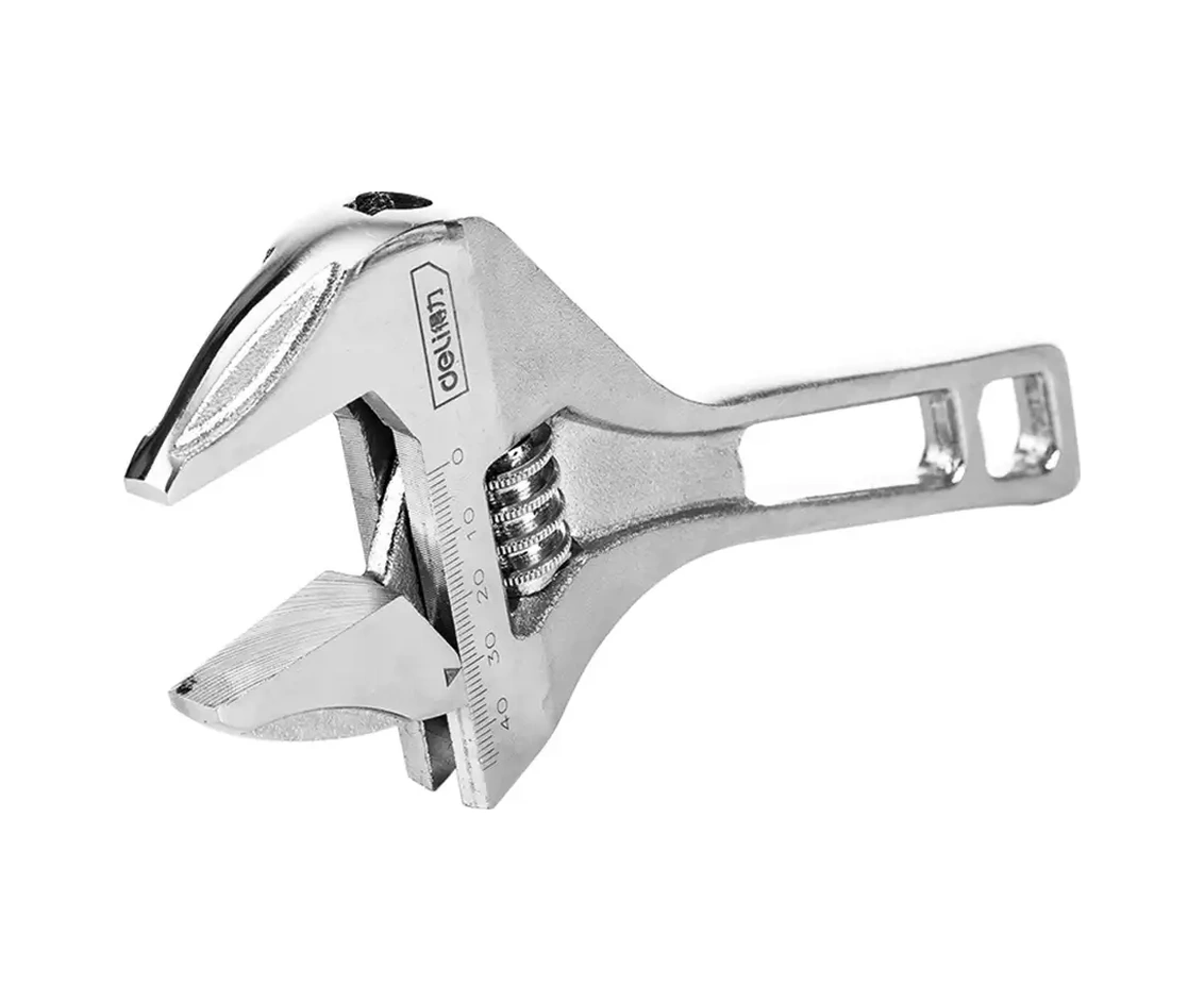 Delitools 0-44mm, 200mm Artırılmış Ağızlı Ayarlı Kompaktan Açılıp Kapanan Anahtar 34391833