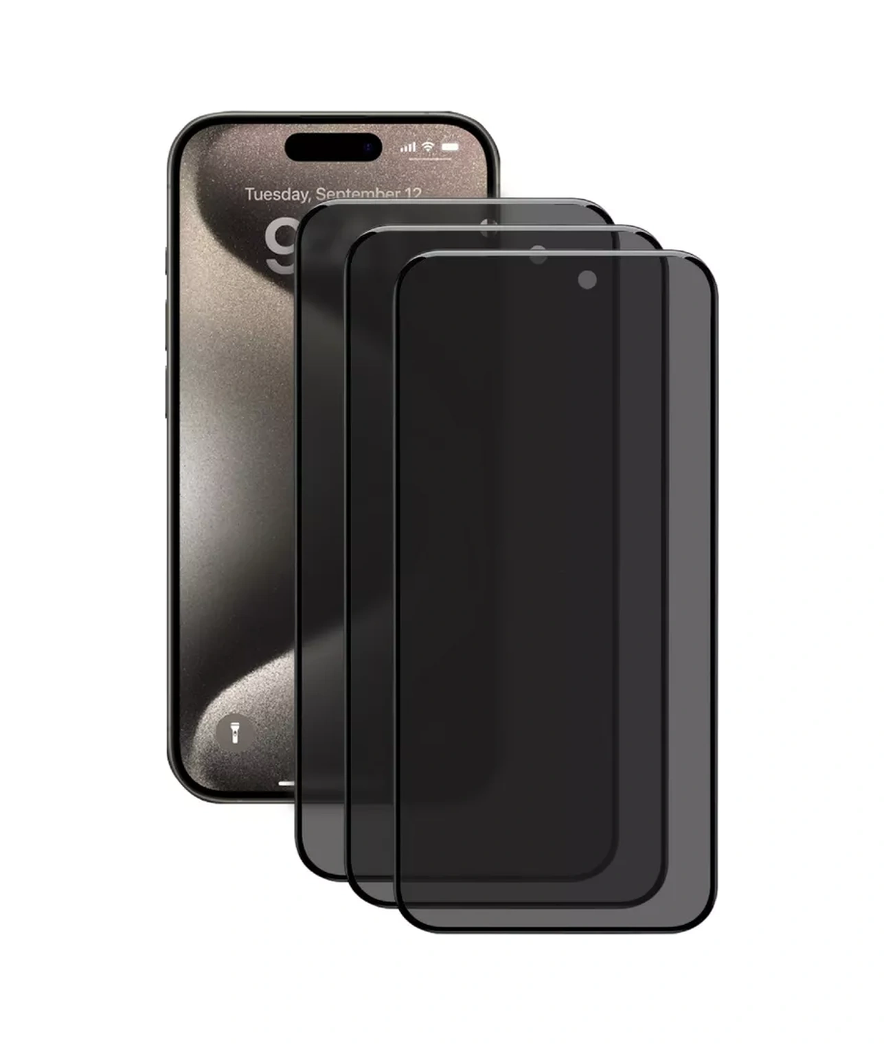 Perfeo İphone 15 Anti-spy Koruyucu Cam 181625638