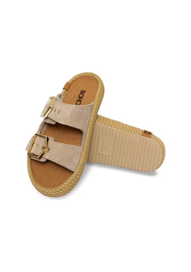 Bohonomad Sydney Bayan Terlik - Taupe Çok Renkli