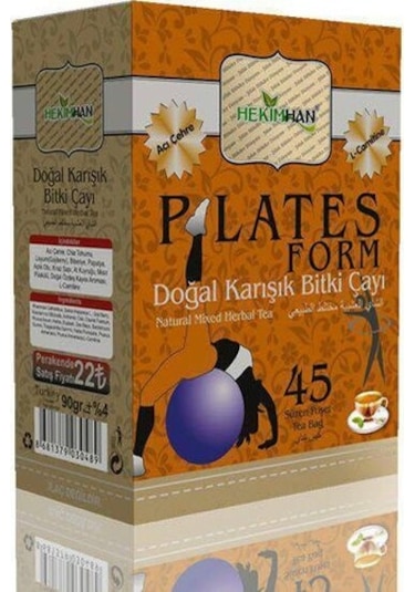 Hekimhan Pilates Form Karışık Bitki Süzen Poşet Çay 4'lü 45 x 2 G