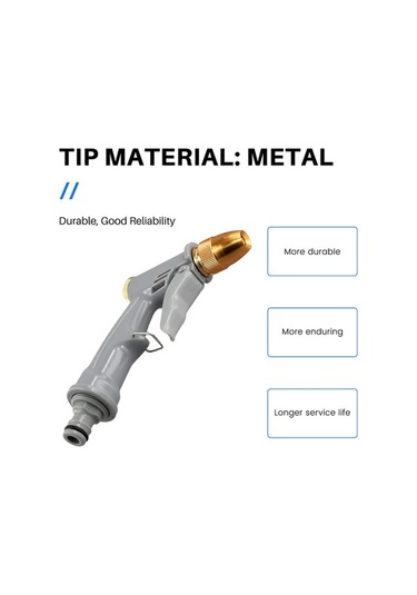 Ulzyvf Yıkama Yıkama Sulama Nozulu Nozul Metal Hortumu Ayarlanabilir Araba Ng
