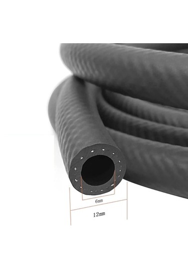 6mm Yakıt Hortumu Nbr 1 Metre İç Çapı 6mm