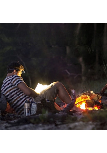 Dekohop Sensörlü Kafa Lambası Kamp Balıkçılık Şarjlı Led Işık