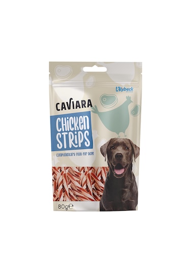 Klybeck Caviara Tavuk Şeritli Köpek Ödülü 80 Gr