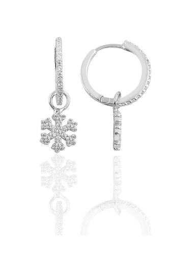 Gümüş Kartanesi Halka Küpe N11.42006