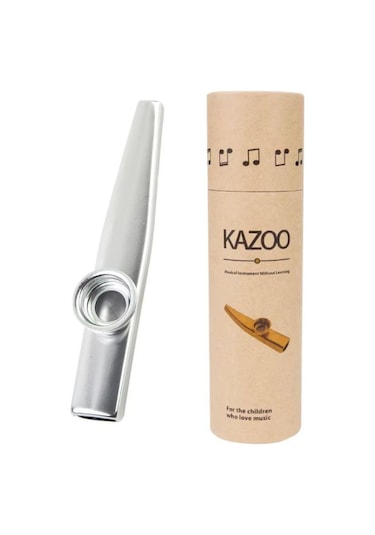 Mk-01s Metal Kazoo Kutulu Alüminyum Alaşım Gri