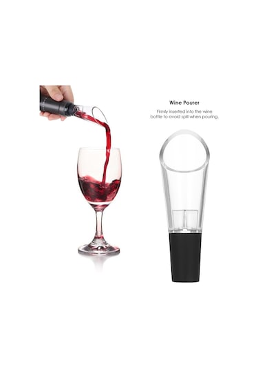 Jokmae Hava Basınçlı Şarap Açacağı Seti - Folyo Kesici, Vakum Tıpa, Sürahi Diğer