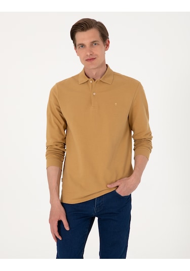 Pierre Cardin Erkek Camel Sweatshirt 50314048-vr015 Camel