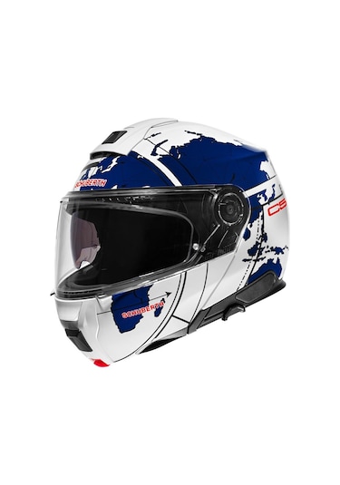 Schuberth C5 Globe Blue Çene Açılır Motosiklet Kaskı Mavi
