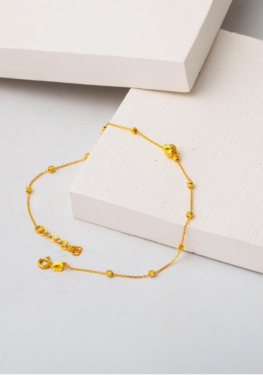 Bilezikci Dorika Toplu 22 Ayar Altın Halhal Sarı