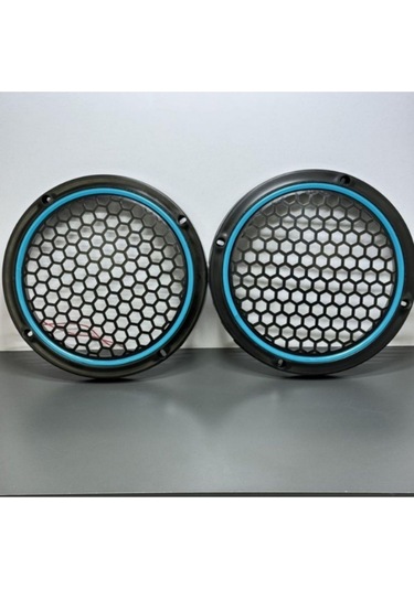 20 Cm Petek Desenli Neon Mid Kasnağı Açık Mavi Takım