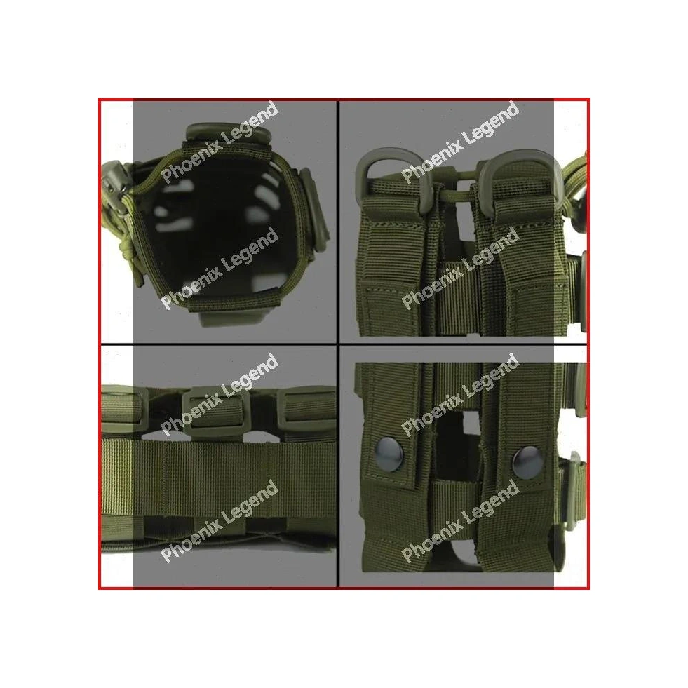 Xindoker Yeşil Askeri Tornado Su Böceği Kılıfı, Çok Fonksiyonlu Dış Mekan Çantası, Dağcılık Aksesuarı, Askılı Kemerli Yeşil