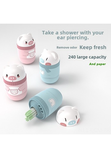 Qingmipy Güneşten Koruma Spf30+ İle Japon Kaliteli Kulak Delik Temizleme Çubukları, Tüm Cilt Tipleri İçin, 180 Adet, Kolay Taşınabilir, Engelleri Ve Kokuları Kaldırır