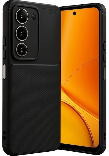 Adige Xiaomi Redmi 15 Kılıf Negro Karbon Desen Silikon