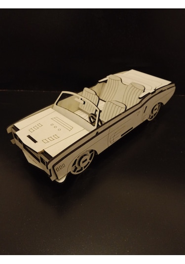 TLR hobi 3d Chevrolet Impala Ahşap Araba Maketi