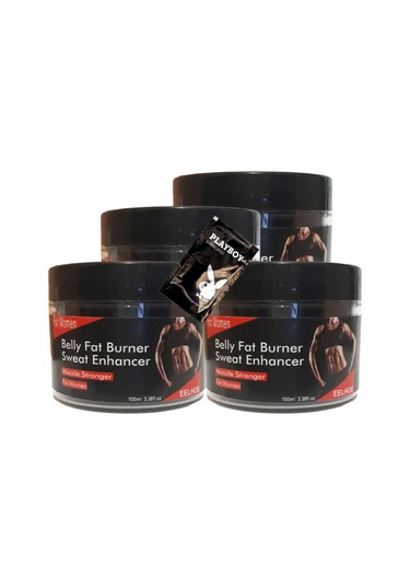 Belly Fatburner Sweat Enhancer 4 Adet Kadınlara Özel Yağları Yakıcı Kas Yapıcı Krem 100 Ml + 1 Adet Jel Hediye