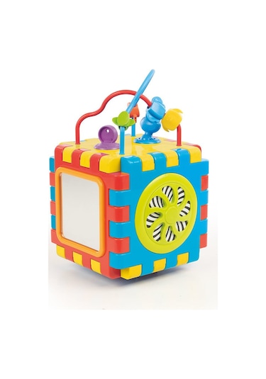 Dolu Oyuncak 5092 2 in 1 Eğitici Küp ve Puzzle 24 x 22 x 36 CM