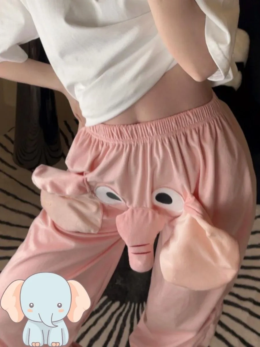 Leeshoporiginal Hobo Tasarımlı Fil Pantolonu 311004394 Pembe