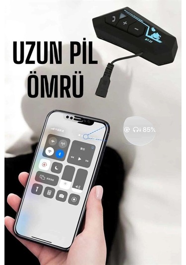 Kask Kulaklık Bluetooth Motosiklet Kulaklık Intercom Su Geçirmez 27193592