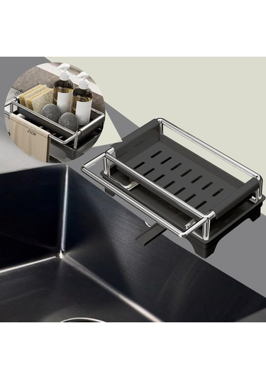 Suntek Mutfak Lavabosu Ev Dekorasyonu Için Süngerlik, Hızlı Koyu Gri