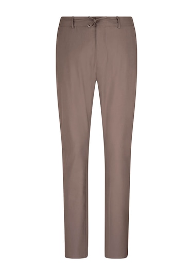 Kahverengi Rahat Kesim Yandan Cepli Kumaş Pantolon 1993136 Kahverengi