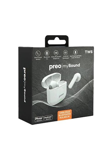 Preo My Sound MS36 Bluetooth 5.1 Dokunmatik Kulak İçi Kulaklık