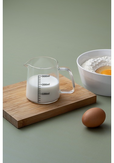 Emsan Lia Borosilikat Ölçü Kabı 300 Ml Şeffaf