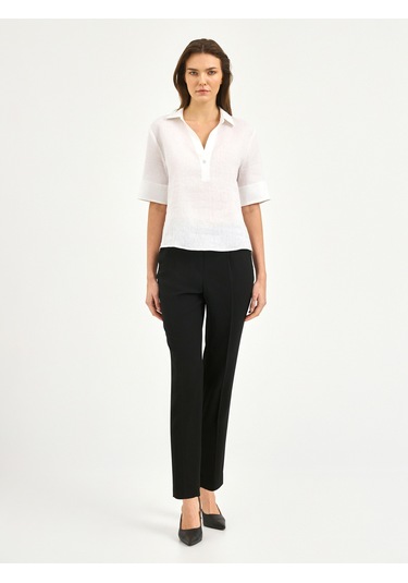 Karaca Kadın Regular Fıt Gömlek-beyaz 12.25s.04.017 Beyaz