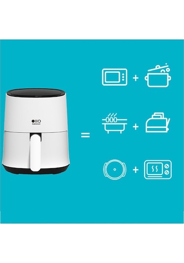 Silencare AF25D01 Smart Airfryer 3 L Yağsız Fritöz