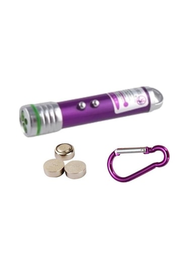 Yedek Pil Lazer Kedi Oyuncağı Lazer Işık Yedek Pil+Lazer Çok Renkli