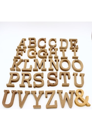 Na Neşeli Ahşap 10 Cm Ahşap O Harfi , Dik Durabilr . Harf Seçimli Özel Gün Doğum Günü Yaş Günü Aksesuarı Model 10cmoharf