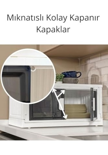 Banyo Mutfak Düzenleyici Raf Ps 360 150 100 Mm Beyaz M-e27-20-01k Çok Renkli