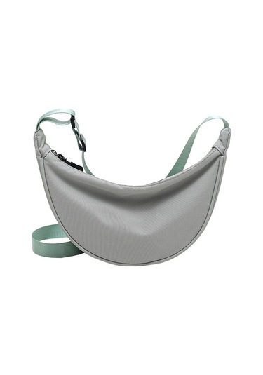 Moda Kadın Çantası Naylon Crossbody Hafif Günlük Kullanım İçin Tek Omuz Askılı Şık Koltuk Altı Çanta Yeşil